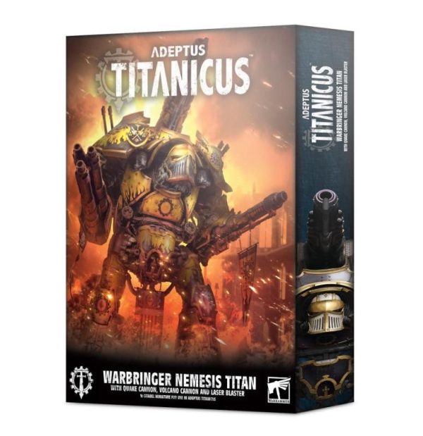 Games Workshop Adeptus Titanicus  Adeptus Titanicus Adeptus Titanicus: Warbringer Nemesis Titan with Quake Cannon, Volcano Cannon and Laser Blaster - 99120399016 - 5011921133147