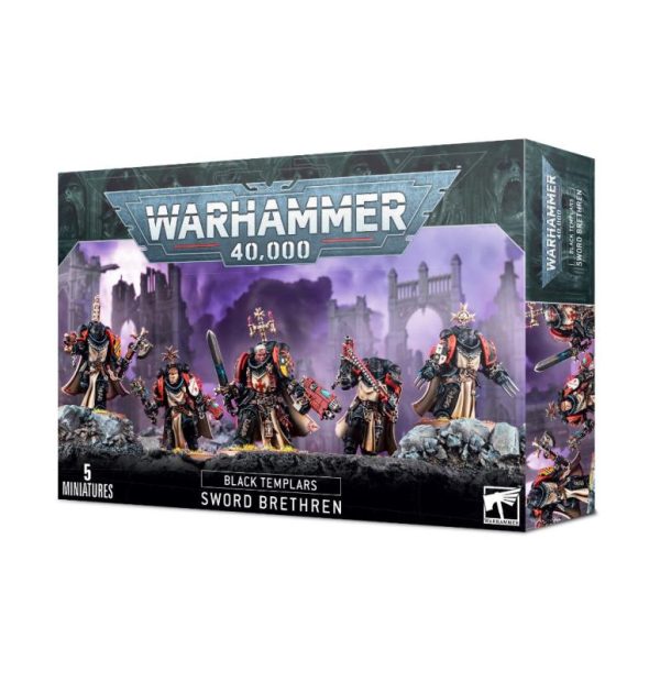 Games Workshop Warhammer 40,000  Black Templars Black Templars Sword Brethren - 99120101357 - 5011921152926