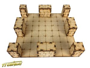 TTCombat   Fantasy Scenics (28-32mm) Dungeon Large Crossroad Section - RPG021 - 5060504047838