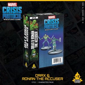 Atomic Mass Marvel Crisis Protocol  Marvel: Crisis Protocol Marvel Crisis Protocol: Drax and Ronan the Accuser - CP20 - 841333108892