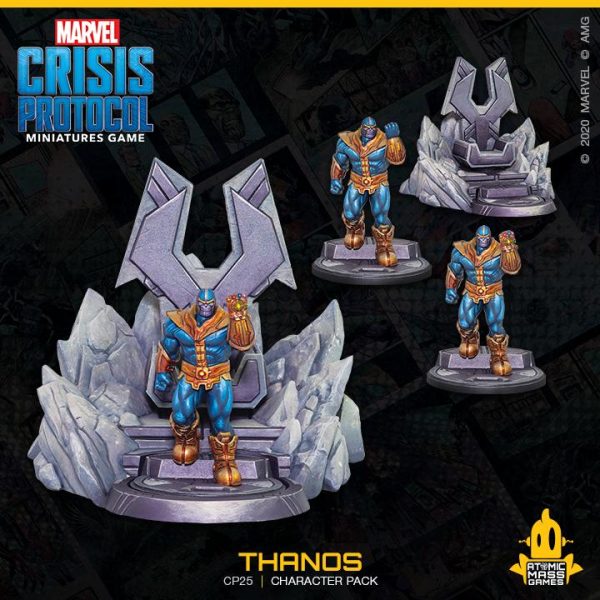 Atomic Mass Marvel Crisis Protocol  Marvel: Crisis Protocol Marvel Crisis Protocol: Thanos Character Pack - CP25 - 841333108731