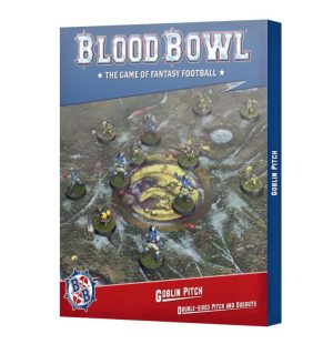 Games Workshop Blood Bowl  Blood Bowl Blood Bowl: Goblin Team Pitch & Dugouts - 99220909006 - 5011921144013