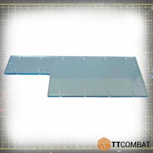 TTCombat   Tapes & Measuring Sticks 6 Inch Range Ruler - Light Blue - MT011 - 5060504045209