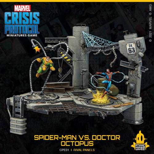 Atomic Mass Marvel Crisis Protocol  Marvel: Crisis Protocol Rival Panels: Spider-Man vs. Doctor Octopus - CPE01 - 841333113384