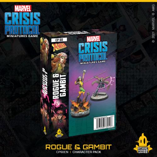 Atomic Mass Marvel Crisis Protocol  Marvel: Crisis Protocol Marvel Crisis Protocol: Gambit & Rogue - CP60 - 841333116286