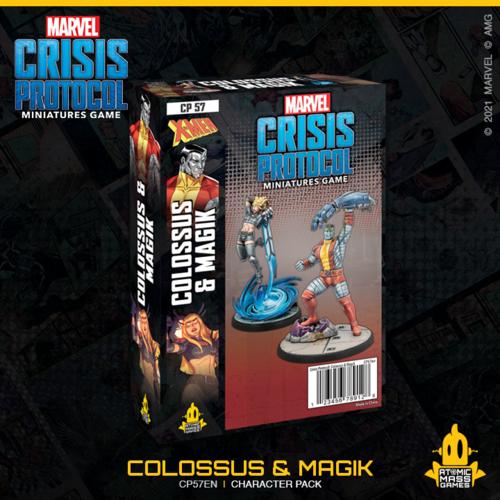Atomic Mass Marvel Crisis Protocol  Marvel: Crisis Protocol Marvel Crisis Protocol: Colossus & Magik - CP57 - 841333116279