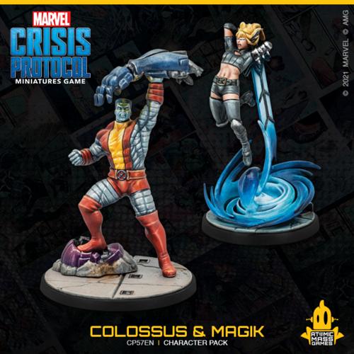 Atomic Mass Marvel Crisis Protocol  Marvel: Crisis Protocol Marvel Crisis Protocol: Colossus & Magik - CP57 - 841333116279