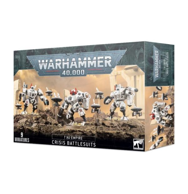 Games Workshop Warhammer 40,000  T'au Empire T'au XV8 Crisis Battlesuit Team - 99120113072 - 5011921169931