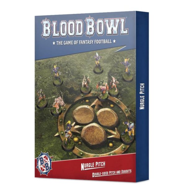 Games Workshop Blood Bowl  Blood Bowl Blood Bowl: Nurgle Team Pitch & Dugouts - 99220901011 - 5011921173907