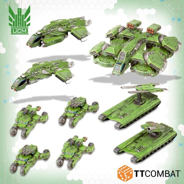TTCombat   Dropzone Commander Essentials UCM Combined Armour Battlegroup - TTDZX-UCM-030 -