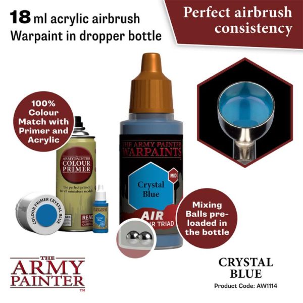 The Army Painter   Warpaint Air Warpaint Air - Crystal Blue - APAW1114 - 5713799111486