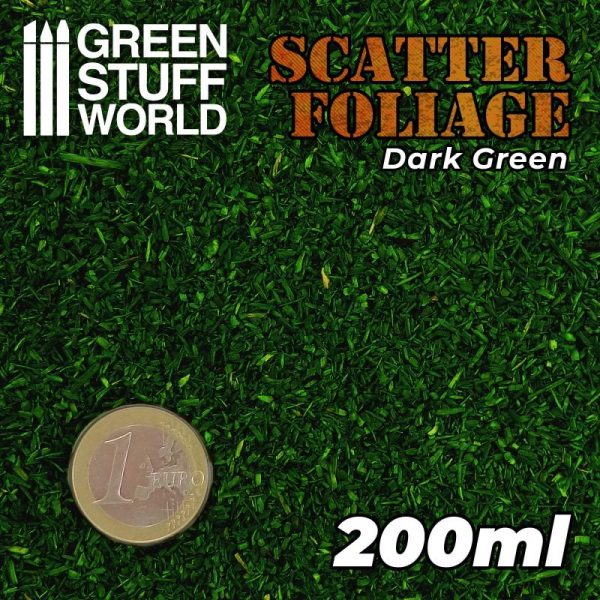 Green Stuff World   Lichen & Foliage Scatter Foliage - DARK Green - 200ml - 8435646506777ES - 8435646506777