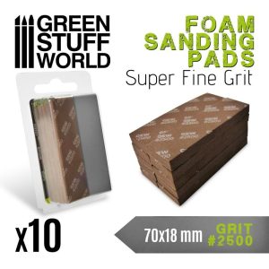 Green Stuff World   Sandpaper Foam Sanding Pads 2500 grit - 8435646502755ES - 8435646502755