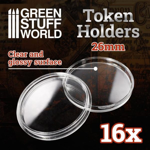 Green Stuff World   Token Sets Token Holders 26mm - 8435646500959ES - 8435646500959
