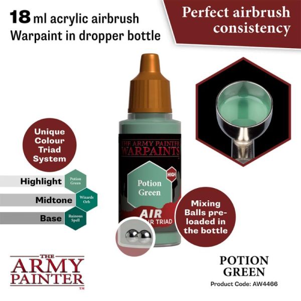 The Army Painter   Warpaint Air Warpaint Air - Potion Green - APAW4466 - 5713799446687