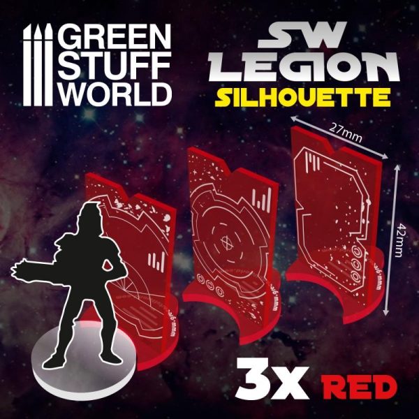 Green Stuff World   Star Wars Legion Essentials SW Legion Silhouette - Red - 8435646505275ES - 8435646505275
