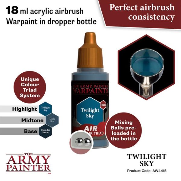 The Army Painter   Warpaint Air Warpaint Air - Twilight Sky - APAW4415 - 5713799441583