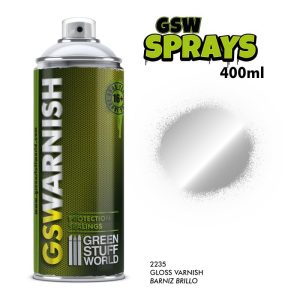 Green Stuff World   Spray Paint SPRAY GLOSS Varnish 400ml - 8436574505948ES - 8436574505948
