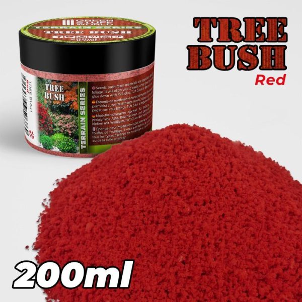 Green Stuff World   Lichen & Foliage Tree Bush Clump Foliage - Red - 200ml - 8435646506869ES - 8435646506869