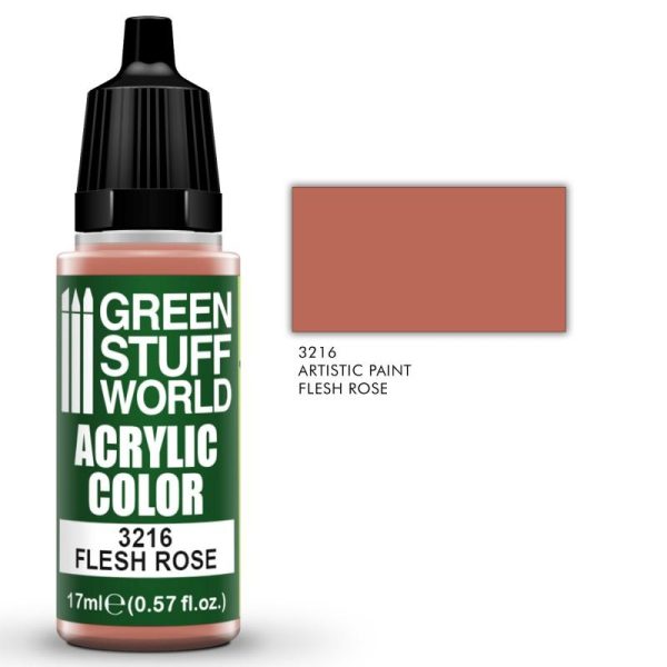 Green Stuff World   Acrylic Paints Acrylic Color FLESH ROSE - 8435646505763ES - 8435646505763