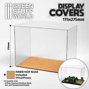 Green Stuff World   Display Plinths Acrylic Display Covers 175x275mm (22cm high) - 8435646506975ES - 8435646506975