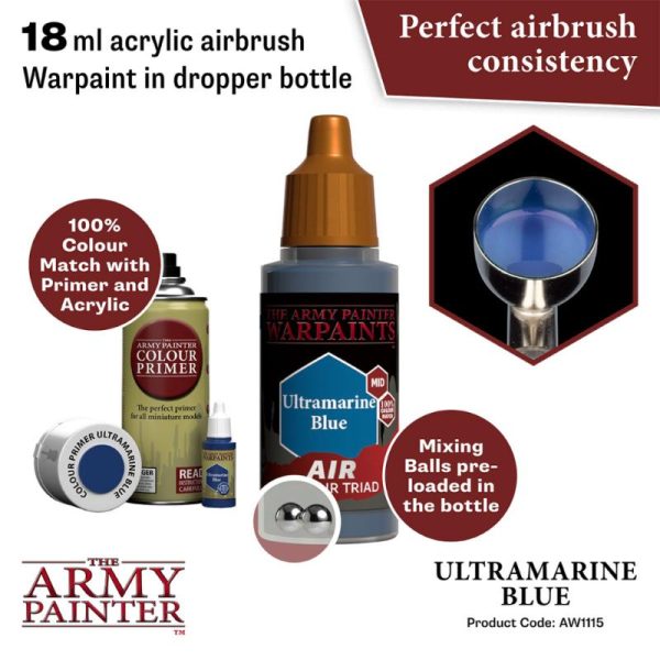 The Army Painter   Warpaint Air Warpaint Air - Ultramarine Blue - APAW1115 - 5713799111585
