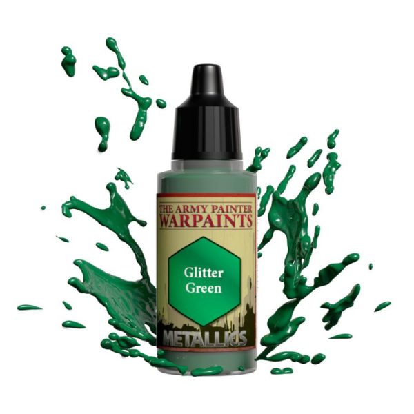 The Army Painter   Warpaint Warpaint - Glitter Green - APWP1484 - 5713799148406