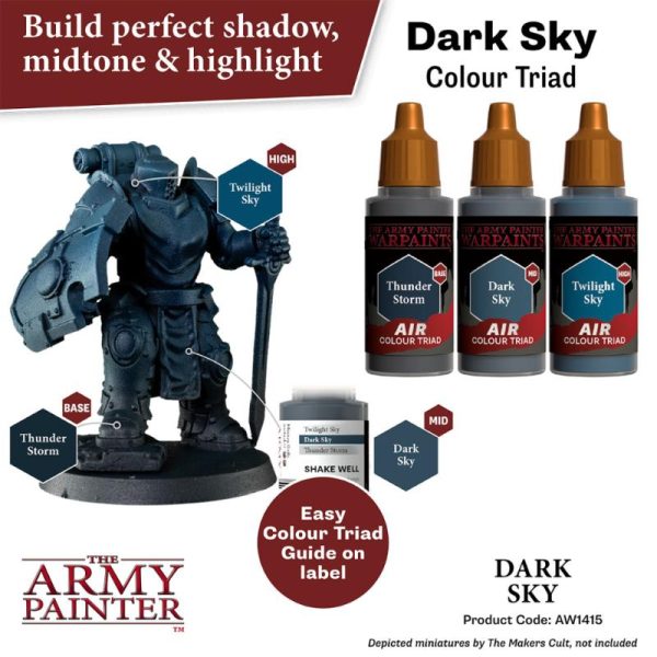 The Army Painter   Warpaint Air Warpaint Air - Dark Sky - APAW1415 - 5713799141582
