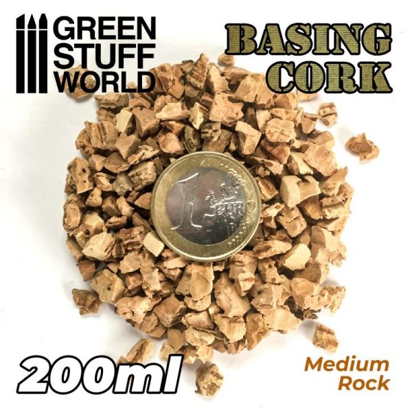 Green Stuff World   Cork Basing Cork Grit - THICK - 200ml - 8435646506739ES - 8435646506739