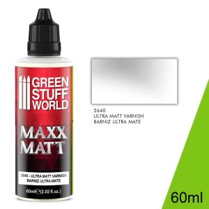 Green Stuff World   Varnish Maxx Matt Varnish 60ml - Ultramatt - 8436574509991ES - 8436574509991