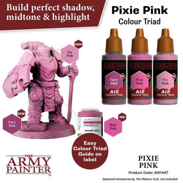 The Army Painter   Warpaint Air Warpaint Air - Pixie Pink - APAW1447 - 5713799144781