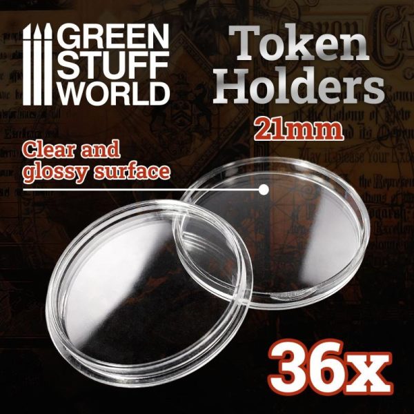 Green Stuff World   Token Sets Token Holders 21mm - 8435646500904ES - 8435646500904