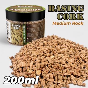Green Stuff World   Cork Basing Cork Grit - MEDIUM - 200ml - 8435646506739ES - 8435646506739