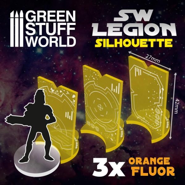 Green Stuff World   Star Wars Legion Essentials SW Legion Silhouette - Fluor Orange - 8435646505190ES - 8435646505190