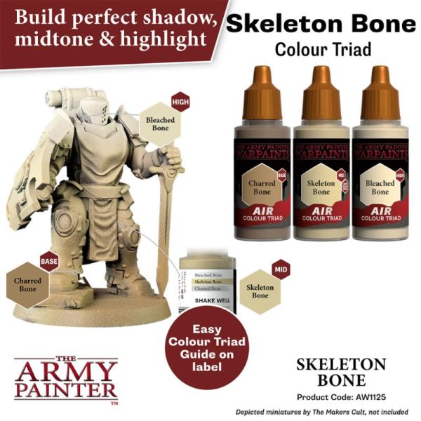 The Army Painter   Warpaint Air Warpaint Air - Skeleton Bone - APAW1125 - 5713799112582