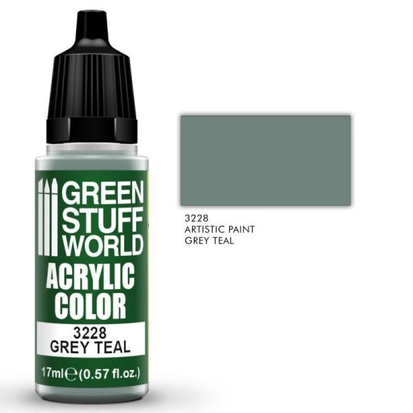 Green Stuff World   Acrylic Paints Acrylic Color GREY TEAL - 8435646505886ES - 8435646505886