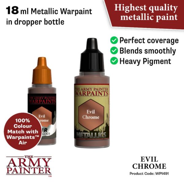 The Army Painter   Warpaint Warpaint - Evil Chrome - APWP1491 - 5713799149106