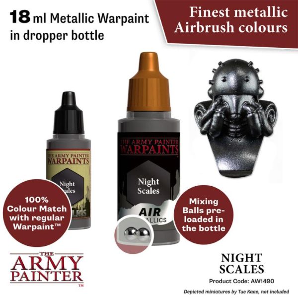 The Army Painter   Warpaint Air Warpaint Air - Night Scales - APAW1490 - 5713799149083