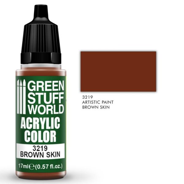 Green Stuff World   Acrylic Paints Acrylic Color BROWN SKIN - 8435646505794ES - 8435646505794