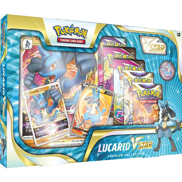 Pokemon Pokemon - Trading Card Game  Pokemon Pokémon TCG: Lucario VSTAR Premium Collection - POK85017 - 820650850172