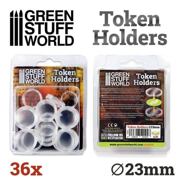 Green Stuff World   Token Sets Token Holders 23mm - 8435646500928ES - 8435646500928