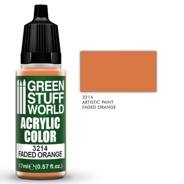 Green Stuff World   Acrylic Paints Acrylic Color FADED ORANGE - 8435646505749ES - 8435646505749