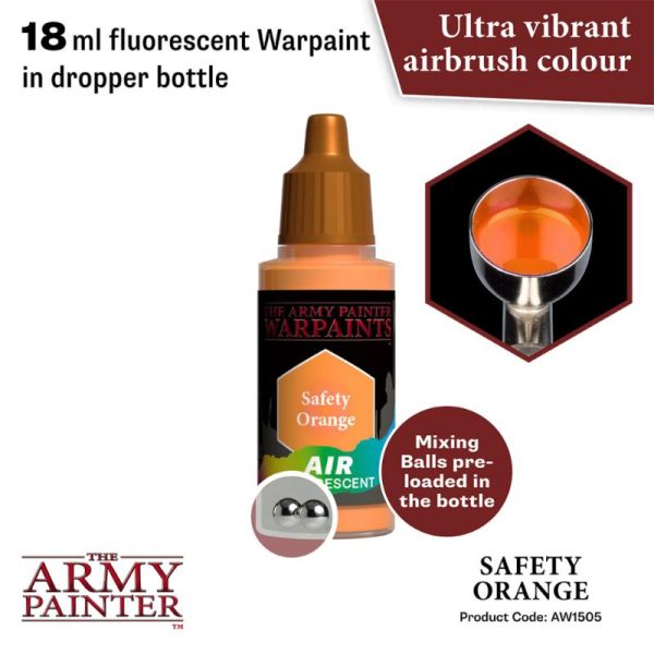 The Army Painter   Warpaint Air Warpaint Air - Safety Orange - APAW1505 - 5713799150584