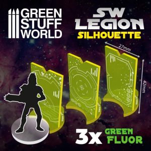 Green Stuff World   Star Wars Legion Essentials SW Legion Silhouette - Fluor Green - 8435646505183ES - 8435646505183