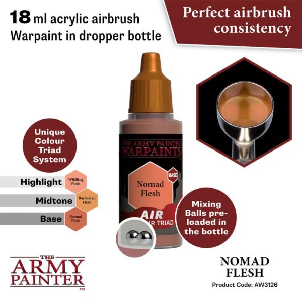 The Army Painter   Warpaint Air Warpaint Air - Nomad Flesh - APAW3126 - 5713799312685