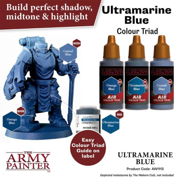 The Army Painter   Warpaint Air Warpaint Air - Ultramarine Blue - APAW1115 - 5713799111585