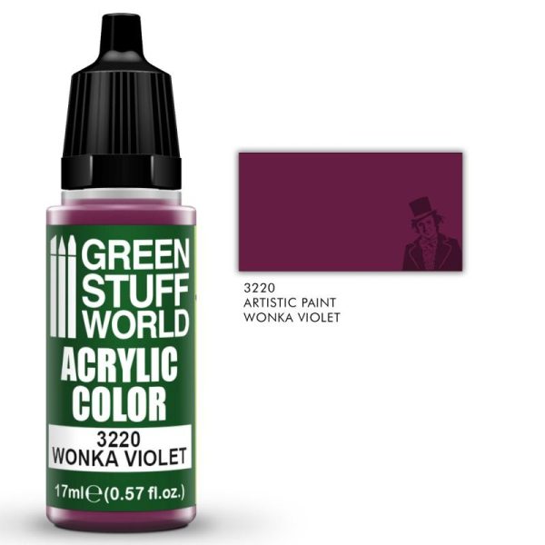 Green Stuff World   Acrylic Paints Acrylic Color WONKA VIOLET - 8435646505800ES - 8435646505800