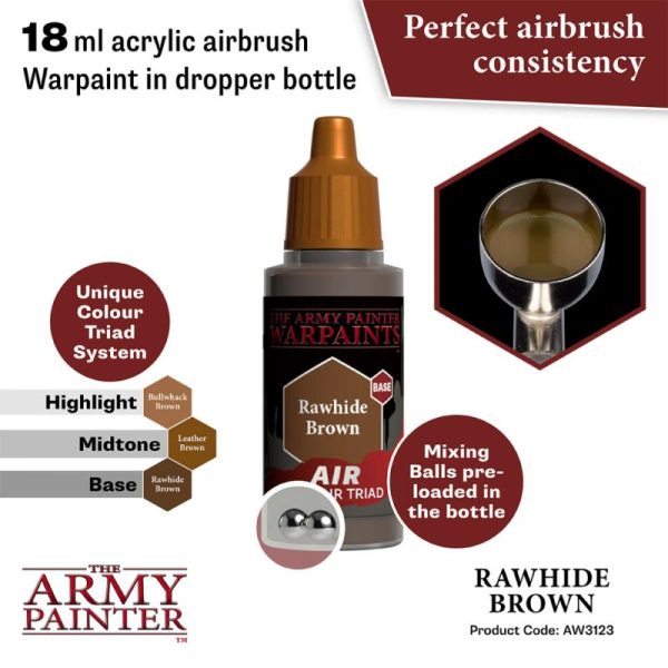 The Army Painter   Warpaint Air Warpaint Air - Rawhide Brown - APAW3123 - 5713799312388