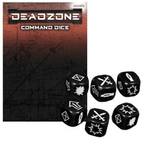 Mantic Deadzone  Deadzone Deadzone Command Dice Pack - MGDZM108 -