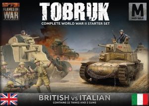 Battlefront Flames of War  United Kingdom Tobruk Starter Set (MW Italy vs British) - FWBX12 - 9420020255920